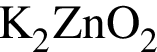 \ChemFormK_2ZnO_2