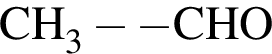 \ChemFormCH_3 минус минус CHO