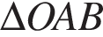 \Delta OAB