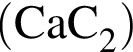 \ChemForm левая круг­лая скоб­ка CaC_2 пра­вая круг­лая скоб­ка 