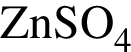 \ChemFormZnSO_4