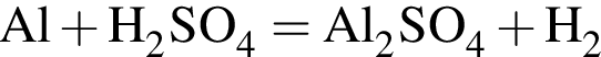 \ChemFormAl плюс H_2SO_4 = Al_2SO_4 плюс H_2