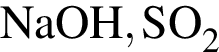 \ChemFormNaOH, SO_2
