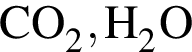 \ChemFormCO_2, H_2O