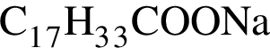 \ChemFormC_1_7H_3_3COONa