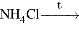 \ChemForm NH_4Cl \reactrarrow0pt1 cmt