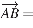  \overrightarrowAB =