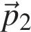 \vec p_2