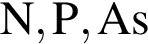 \ChemFormN, P, As