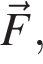 \vec F,