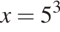 x=5 в кубе 