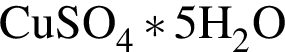 \ChemFormCuSO_4*5H_2O