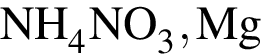 \ChemFormNH_4NO_3, Mg