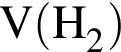 \ChemFormV левая круг­лая скоб­ка H_2 пра­вая круг­лая скоб­ка 