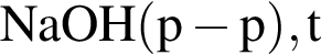 \ChemFormNaOH левая круг­лая скоб­ка p минус p пра­вая круг­лая скоб­ка , t