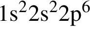 \ChemForm1s в квад­ра­те 2s в квад­ра­те 2p в сте­пе­ни 6 