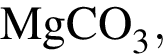\ChemFormMgCO_3,