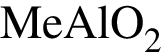 \ChemFormMeAlO_2