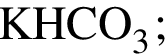 \ChemFormKHCO_3;