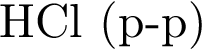 HCl левая круг­лая скоб­ка р минус р пра­вая круг­лая скоб­ка 