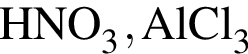 \ChemFormHNO_3, AlCl_3