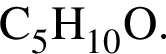 \ChemFormC_5H_10O.