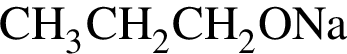 \ChemFormCH_3CH_2CH_2ONa