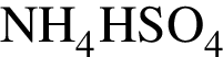 \ChemFormNH_4HSO_4