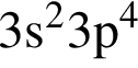 \ChemForm3s в квад­ра­те 3p в сте­пе­ни 4 