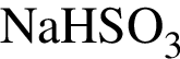 \ChemFormNaHSO_3