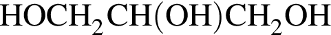 \ChemFormHOCH_2CH левая круглая скобка OH правая круглая скобка CH_2OH
