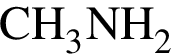 \ChemFormCH_3NH_2