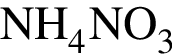 \ChemFormNH_4NO_3