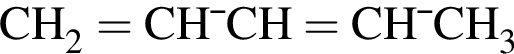 \ChemFormCH_2=CH—CH=CH—CH_3