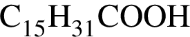 \ChemFormC_15H_31COOH