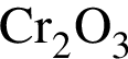 \ChemFormCr_2O_3