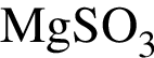 \ChemFormMgSO_3