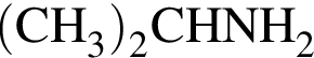 \ChemForm левая круг­лая скоб­ка CH_3 пра­вая круг­лая скоб­ка _2CHNH_2