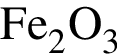 \ChemFormFe_2O_3