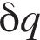  дель­та q