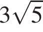 3 ко­рень из 5 