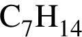 \ChemFormC_7H_14