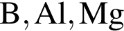 \ChemFormB, Al, Mg