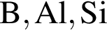 \ChemFormB, Al, Si