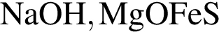 \ChemForm NaOH, MgO FeS