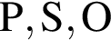 \ChemFormP, S, O