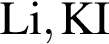 \ChemFormLi, KI