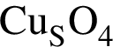 \ChemFormCu_SO_4