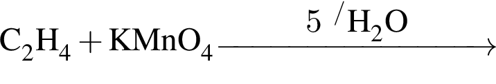 \ChemFormC_2H_4 плюс KMnO_4 \reactrarrow0pt3 cm5 гра­ду­совC /H_2O