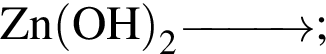 \ChemFormZn левая круг­лая скоб­ка OH пра­вая круг­лая скоб­ка _2\reactrarrow0pt1 cm;